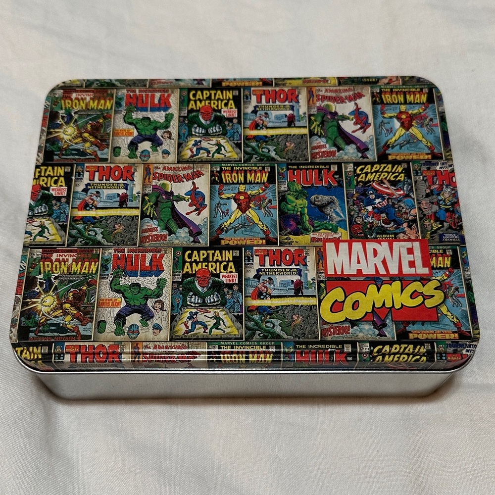 Marvel Comics Multicolor Tin Box